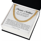 Personalised Promise Necklace For Him, Promise Gifts For Him, Boyfriend Promise Necklace, Gift For Boyfriend, Guy Valentine Gift, Boyfriend Birthday Gift