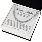 Personalised Promise Necklace For Him, Promise Gifts For Him, Boyfriend Promise Necklace, Gift For Boyfriend, Guy Valentine Gift, Boyfriend Birthday Gift