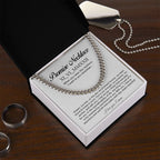 Personalised Promise Necklace For Him, Promise Gifts For Him, Boyfriend Promise Necklace, Gift For Boyfriend, Guy Valentine Gift, Boyfriend Birthday Gift