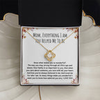 To My Mom Necklace, Mothers Day Necklace, Gift for Mother, Mum Jewellery Gift, Jewelry Mom Gift from Son from Daughter Valentines Day Gift