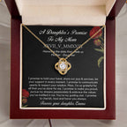 Personalised Roman Numeral Names Message Necklace Gift for Mom, Valentines Day Custom Gift, Mother's Day Gift To my Mom from Daughter