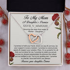 Personalised Roman Numeral Names Message Necklace Gift for Mom, Valentines Day Custom Gift, Mother's Day Gift To my Mom from Daughter