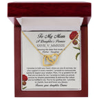 Personalised Roman Numeral Names Message Necklace Gift for Mom, Valentines Day Custom Gift, Mother's Day Gift To my Mom from Daughter