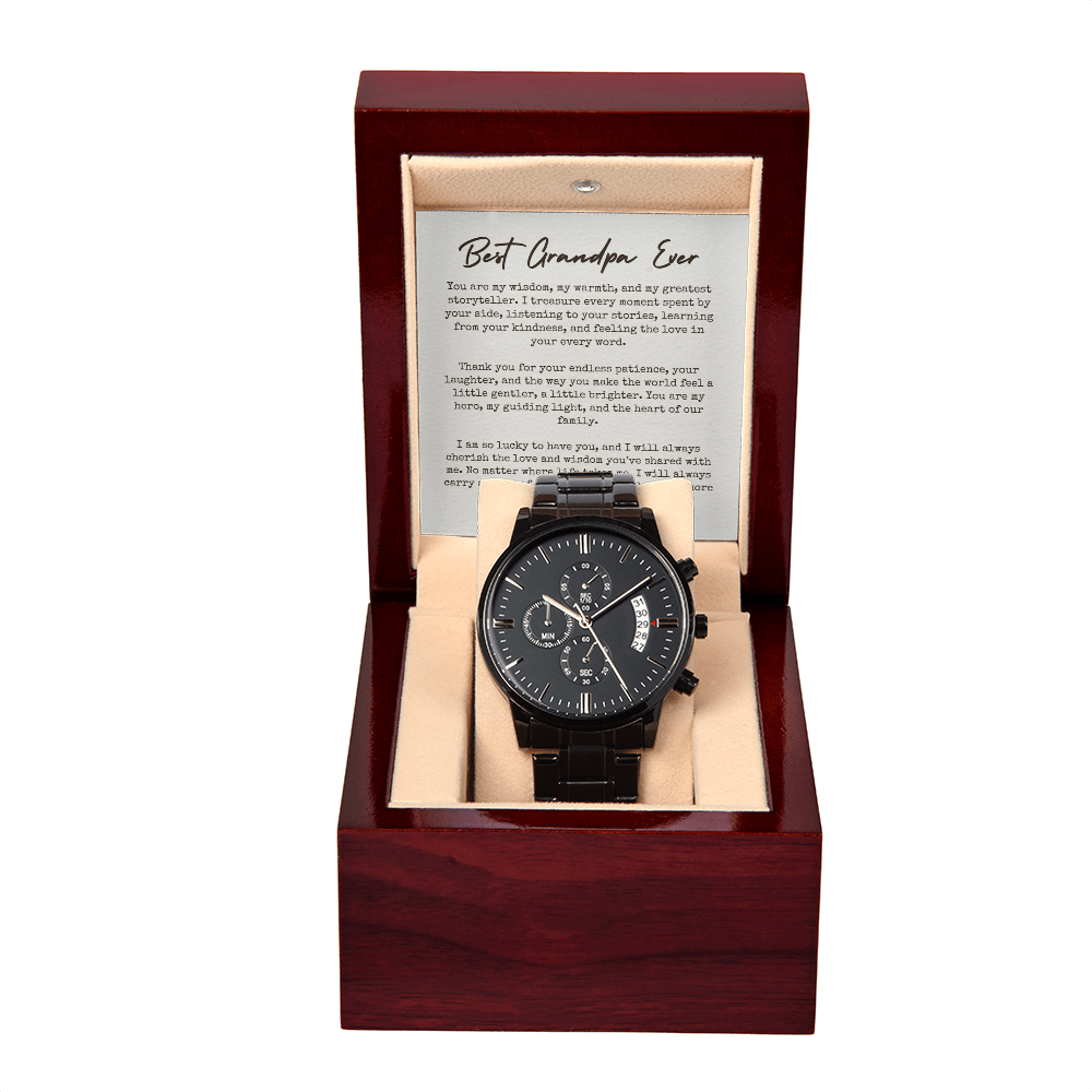 Best Grandpa Ever Watch Gift, Grandfather Appreciation, Christmas Grandpa, Father's Day Gift for Granddad, Pop Pop Gifts, Papa Birthday Gift