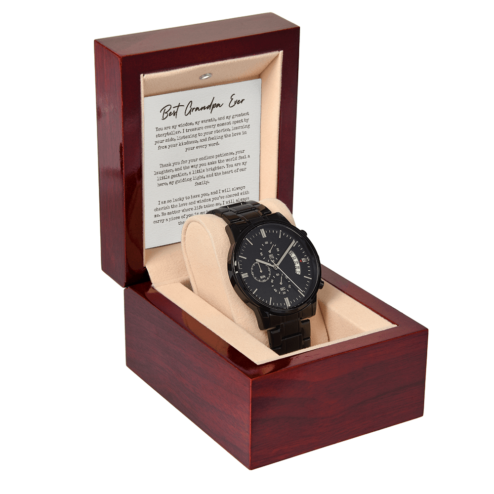 Best Grandpa Ever Watch Gift, Grandfather Appreciation, Christmas Grandpa, Father's Day Gift for Granddad, Pop Pop Gifts, Papa Birthday Gift