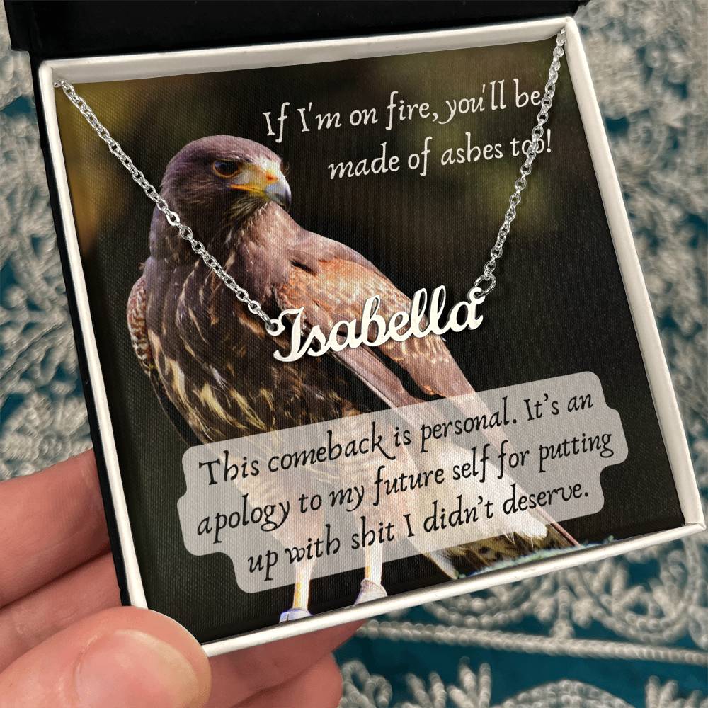 You Are Inspiration, Bible Verse Gift, Inspirational Quote Gifts Custom Inspiration Necklace You are beautiful Name Necklace Christian Gifts