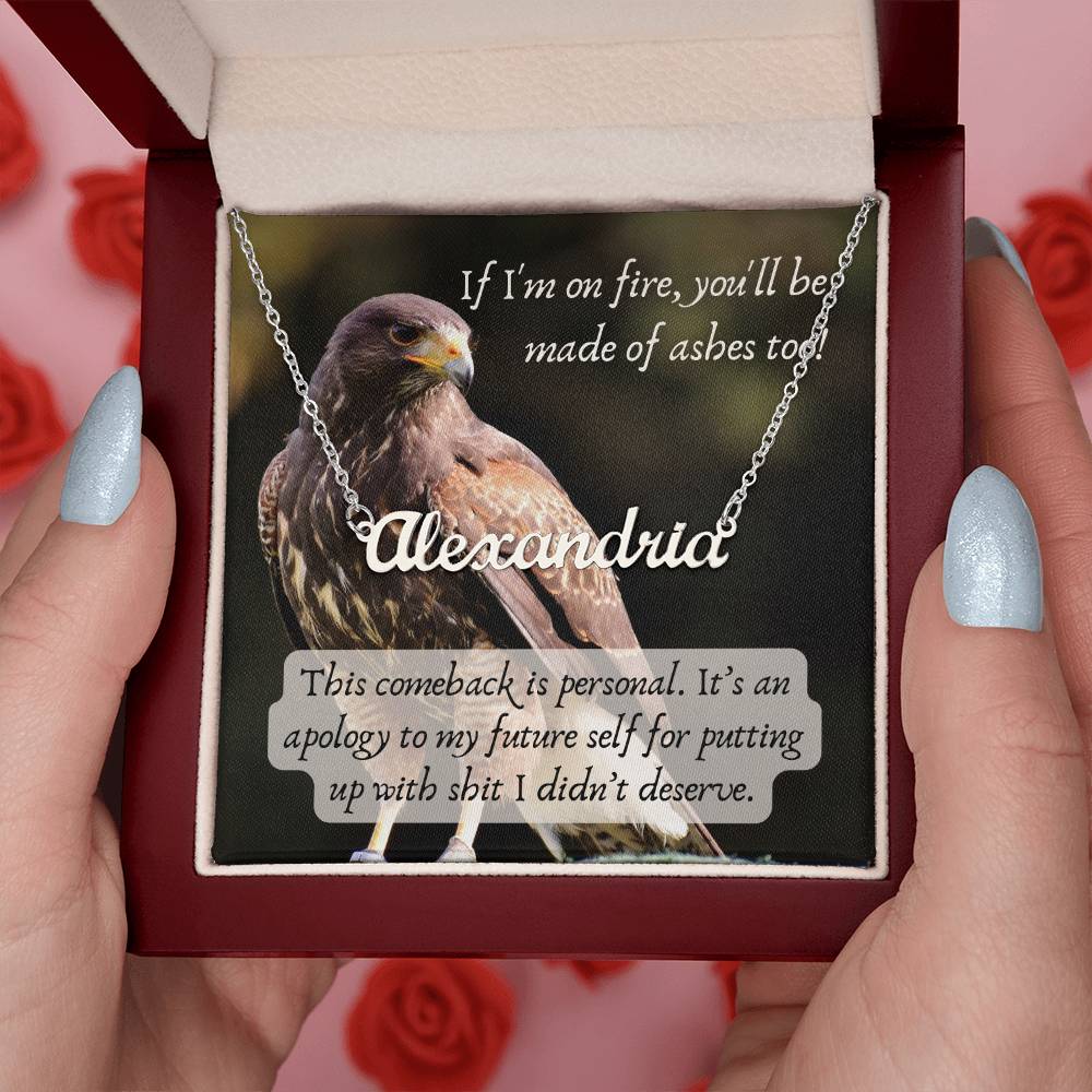 You Are Inspiration, Bible Verse Gift, Inspirational Quote Gifts Custom Inspiration Necklace You are beautiful Name Necklace Christian Gifts