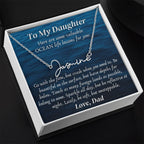 Personalized name necklace valuable ocean life lessons Gifts motivational inspiration wisdom unstoppable spirit empowering Gift for Daughter