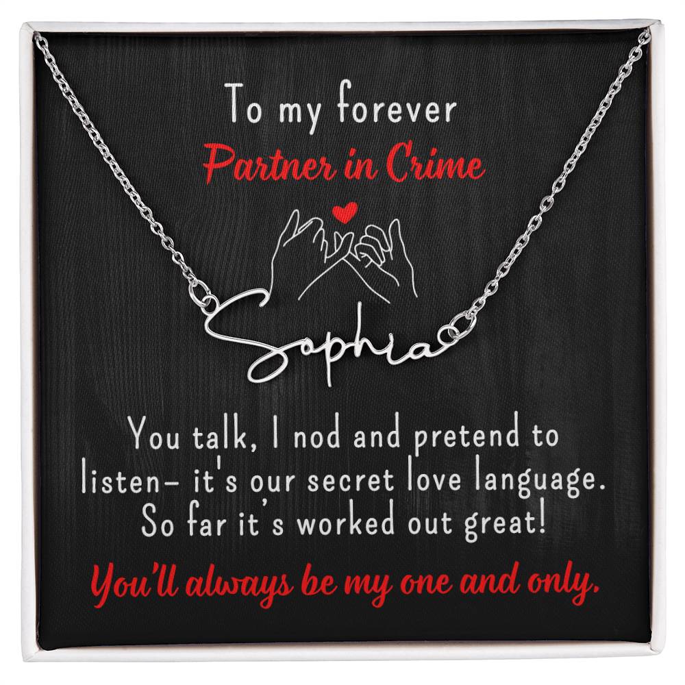 Personalized Gifts, Gift For Her, Custom Name Necklace, Valentine Gift for Girlfriend, Anniversary Gift for Wife, Birthday Gift for Soulmate