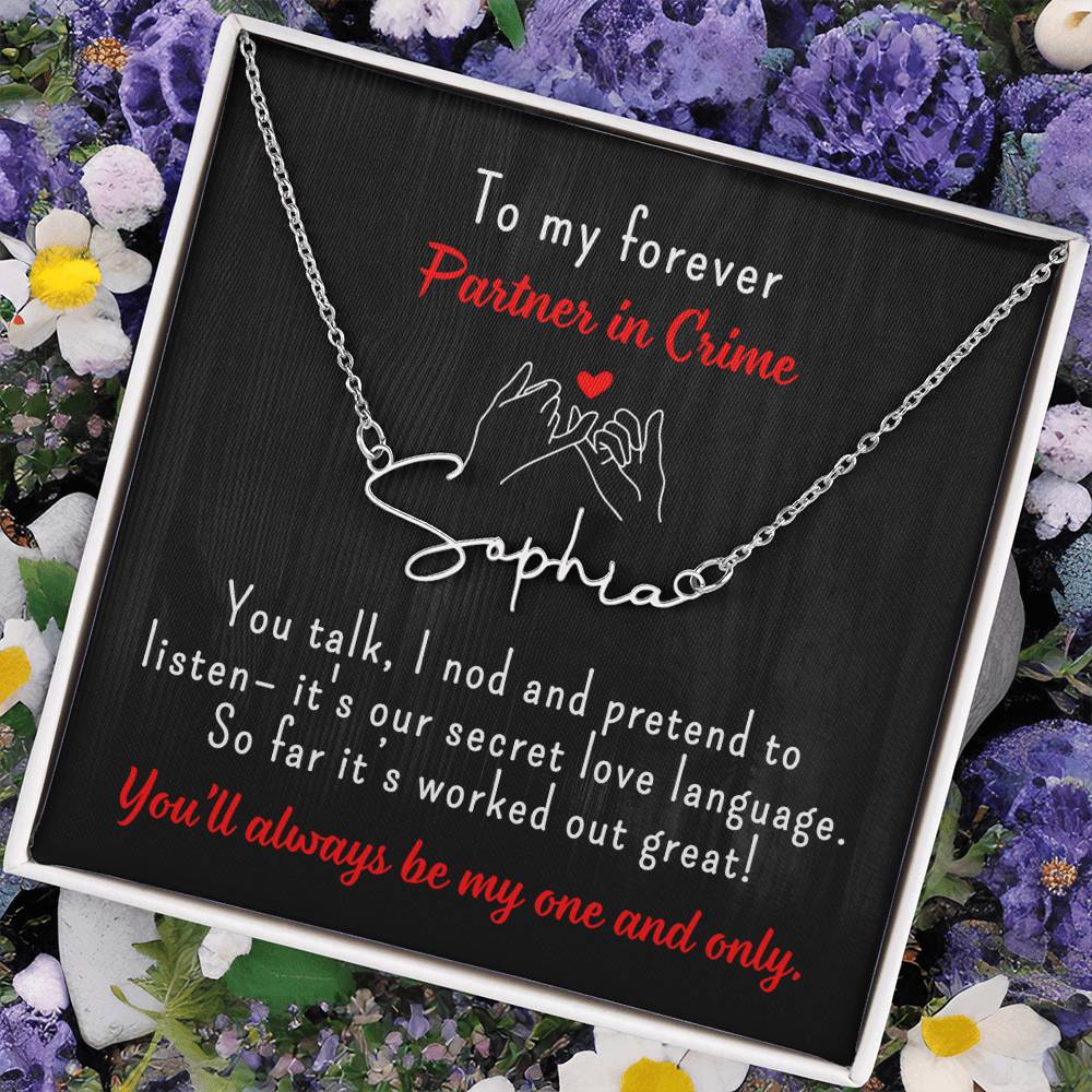 Personalized Gifts, Gift For Her, Custom Name Necklace, Valentine Gift for Girlfriend, Anniversary Gift for Wife, Birthday Gift for Soulmate
