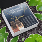 Personalised Necklace, Bridesmaid Gift, Will You Be My Bridesmaid Necklace Bridesmaid Proposal, Unique Bridesmaid Gift, Custom Name Necklace