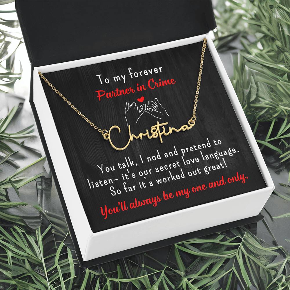 Personalized Gifts, Gift For Her, Custom Name Necklace, Valentine Gift for Girlfriend, Anniversary Gift for Wife, Birthday Gift for Soulmate