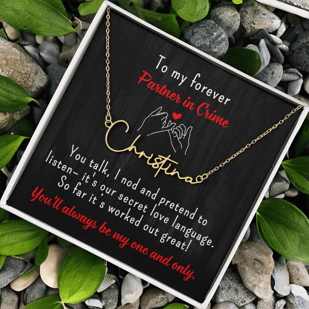 Personalized Gifts, Gift For Her, Custom Name Necklace, Valentine Gift for Girlfriend, Anniversary Gift for Wife, Birthday Gift for Soulmate