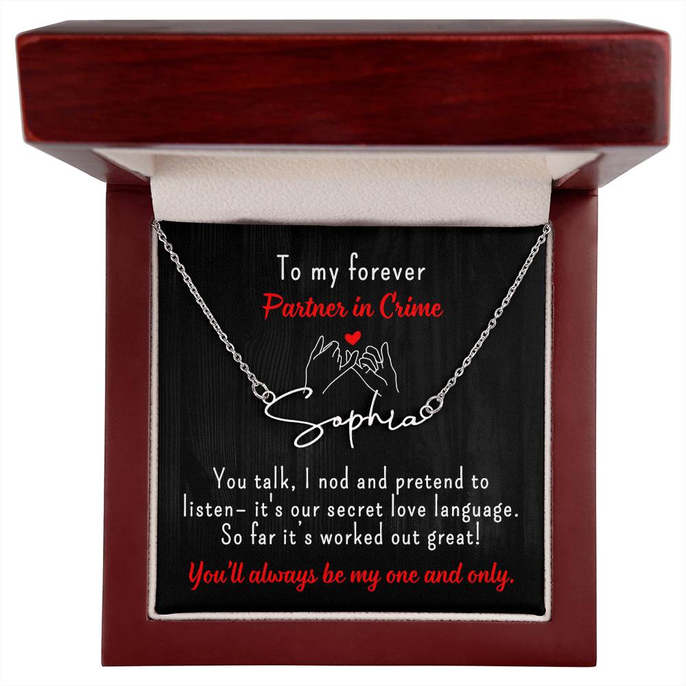 Personalized Gifts, Gift For Her, Custom Name Necklace, Valentine Gift for Girlfriend, Anniversary Gift for Wife, Birthday Gift for Soulmate