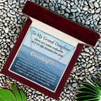 Personalized name necklace valuable ocean life lessons motivational inspiration wisdom unstoppable spirit empowering Grand Daughter Gift