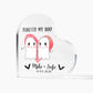 Valentines Decor,Valentines Day Gift,Custom Couple Gift with Names & Date,Personalized Gifts,Gothic Decor,Spooky Forever My Boo,Couple Decor