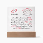 Sourdough Love Anniversary Plaque, Custom Couple Initials Date, Homesteader Homesteading Gifts, Homemaker Bread Baking Gift for Partner