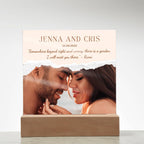 Personalized Couple Acrylic Plaque, Valentines day gift for husband, Wife Anniversary gift, Wedding gifts for him, Custom photo gift for her