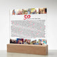 50 Reasons We Love You | 50th Birthday Gift | Custom Gift | 50th Birthday Gifts For Women | 50th Birthday Gifts For Men | Thoughtful Gift