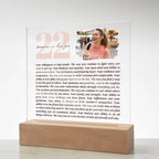 22 Reasons We Love You | 21st Birthday Gift | Custom Gift | 40th Birthday Gifts For Women | 30th Birthday Gifts For Men | Thoughtful Gift
