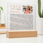 22 Reasons We Love You | 21st Birthday Gift | Custom Gift | 40th Birthday Gifts For Women | 30th Birthday Gifts For Men | Thoughtful Gift