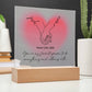 Personalized Couple Acrylic Plaque, Hand Holding Line Art Custom Valentine Gifts, Couple Anniversary Birthday Home Decor, Gift For Him & Her
