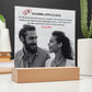Couple Acrylic Plaque, Couples Keepsake Gift, Gift for Girlfriend, Gift for Wife, Gift for Husband, Gift for Boyfriend, Anniversary Birthday