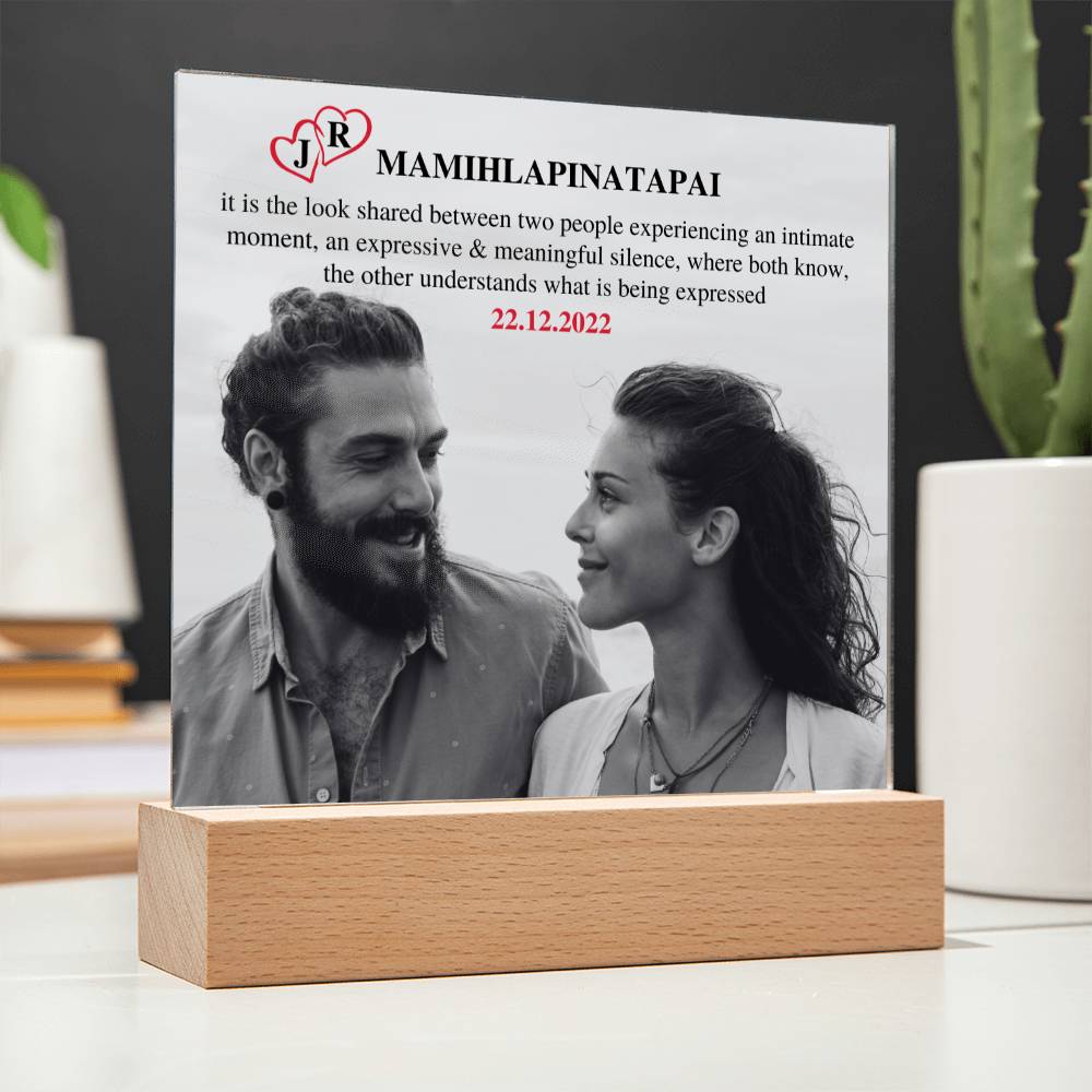 Couple Acrylic Plaque, Couples Keepsake Gift, Gift for Girlfriend, Gift for Wife, Gift for Husband, Gift for Boyfriend, Anniversary Birthday