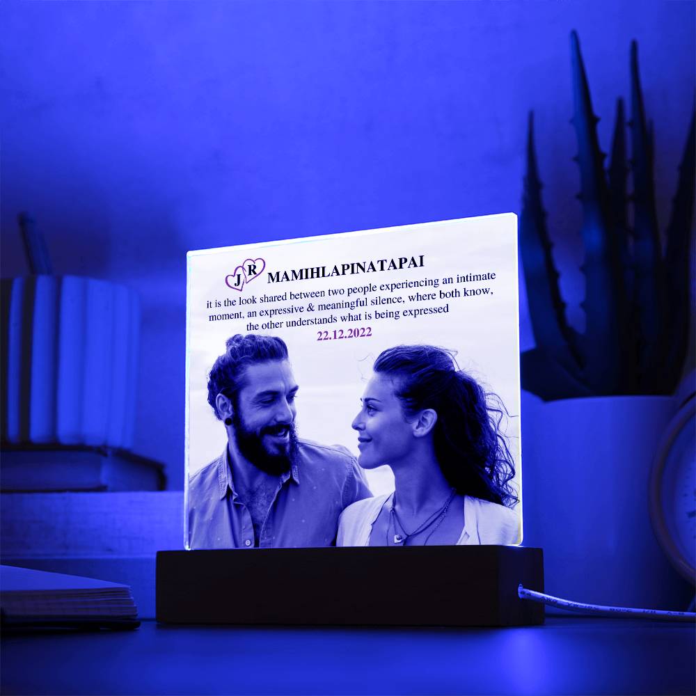 Couple Acrylic Plaque, Couples Keepsake Gift, Gift for Girlfriend, Gift for Wife, Gift for Husband, Gift for Boyfriend, Anniversary Birthday