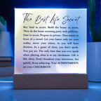 Inspirational Gift Motivational Quote Success Mantra Empowering life wisdom Positive Affirmation Visionary Mindset Home Decor Office Decor