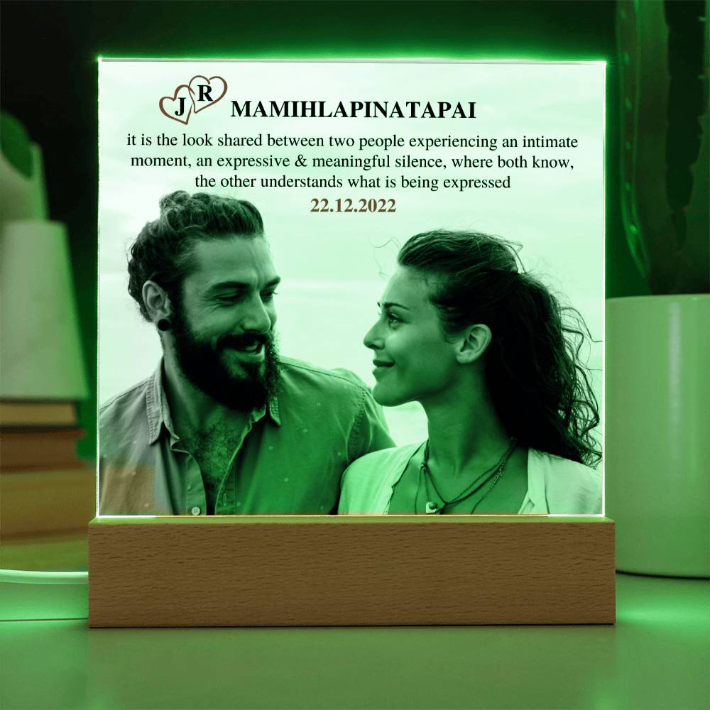 Couple Acrylic Plaque, Couples Keepsake Gift, Gift for Girlfriend, Gift for Wife, Gift for Husband, Gift for Boyfriend, Anniversary Birthday