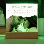 Personalized Couple Acrylic Plaque, Valentines day gift for husband, Wife Anniversary gift, Wedding gifts for him, Custom photo gift for her