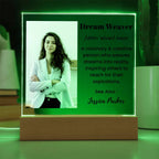 Dream Weaver Definition Custom photo name Acrylic Plaque Gifts for Visionaries Dreamers Leader Manager CEO Boss Gifts for Him Gift for Her
