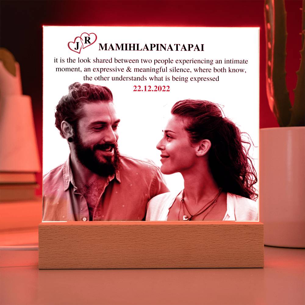 Couple Acrylic Plaque, Couples Keepsake Gift, Gift for Girlfriend, Gift for Wife, Gift for Husband, Gift for Boyfriend, Anniversary Birthday