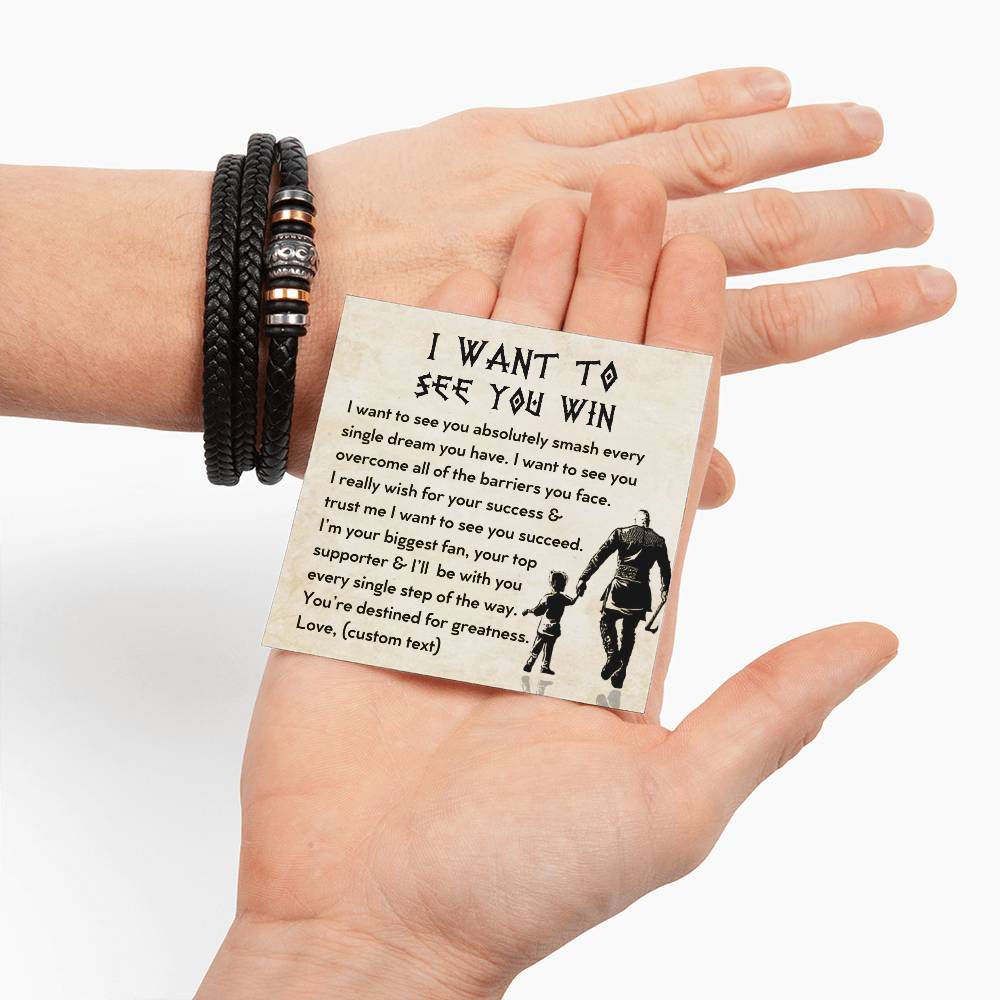 Personalized Name Bracelet Inspirational Motivational Quote jewelry Custom Text Bracelet Strength and Determination Encouragement Success