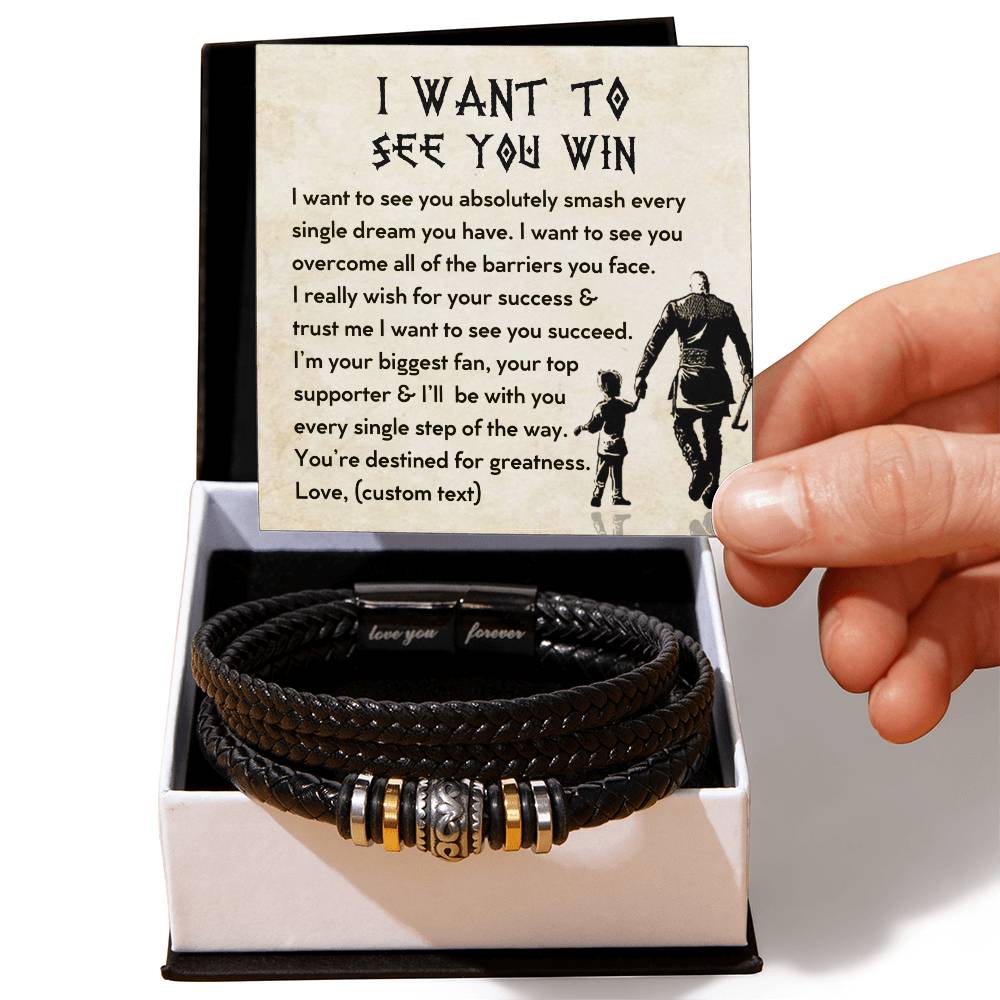 Personalized Name Bracelet Inspirational Motivational Quote jewelry Custom Text Bracelet Strength and Determination Encouragement Success