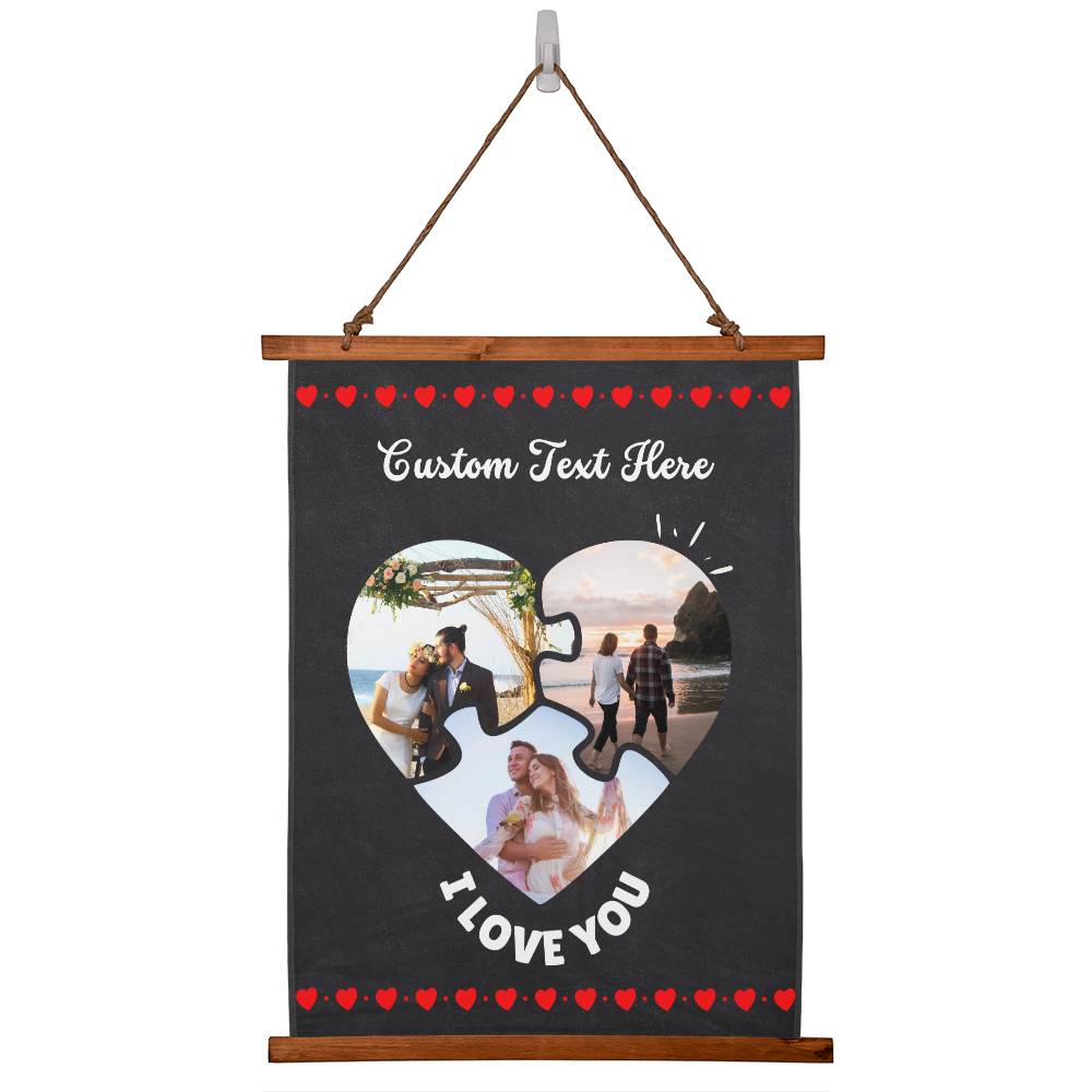 Personalised Couple Gift Valentines Day Gift,Boyfriend Girlfriend Gift,Anniversary Gift, Wedding Portrait, Gift for Her Him, Custom Tapestry