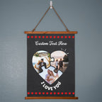 Personalised Couple Gift Valentines Day Gift,Boyfriend Girlfriend Gift,Anniversary Gift, Wedding Portrait, Gift for Her Him, Custom Tapestry