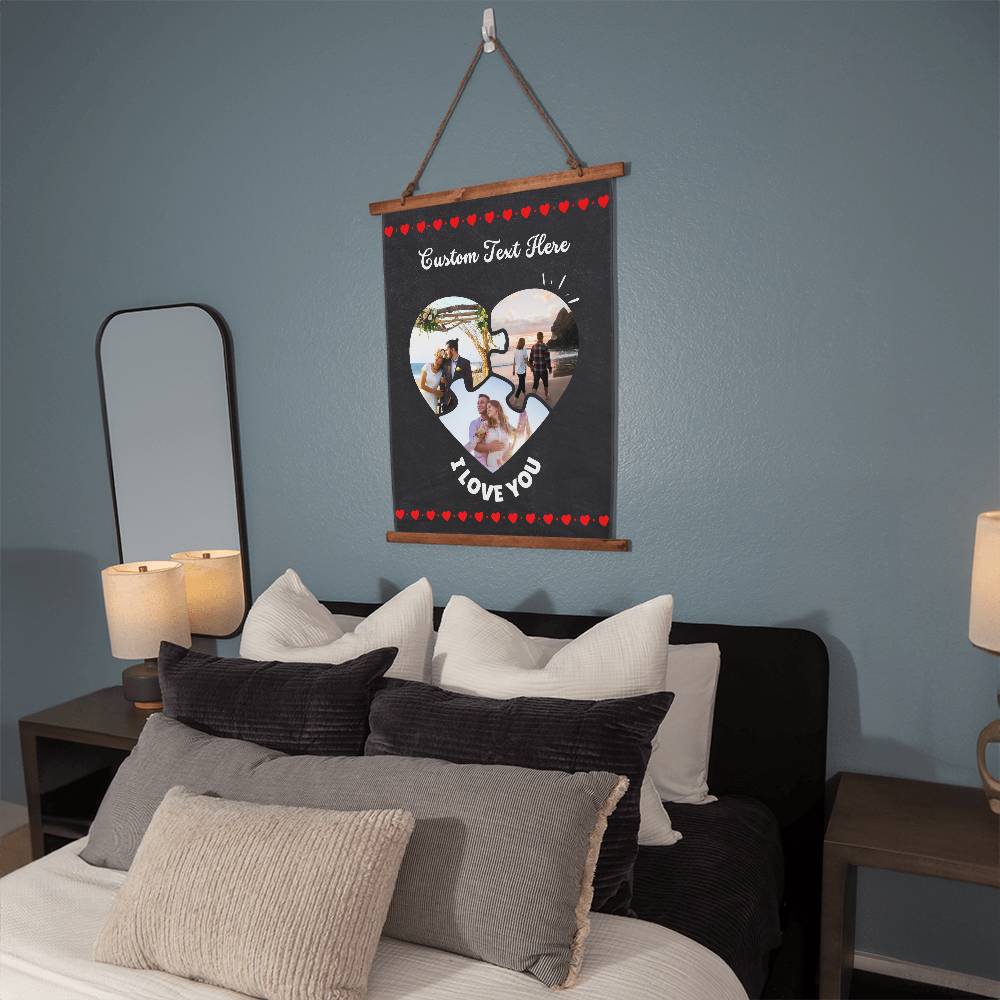 Personalised Couple Gift Valentines Day Gift,Boyfriend Girlfriend Gift,Anniversary Gift, Wedding Portrait, Gift for Her Him, Custom Tapestry