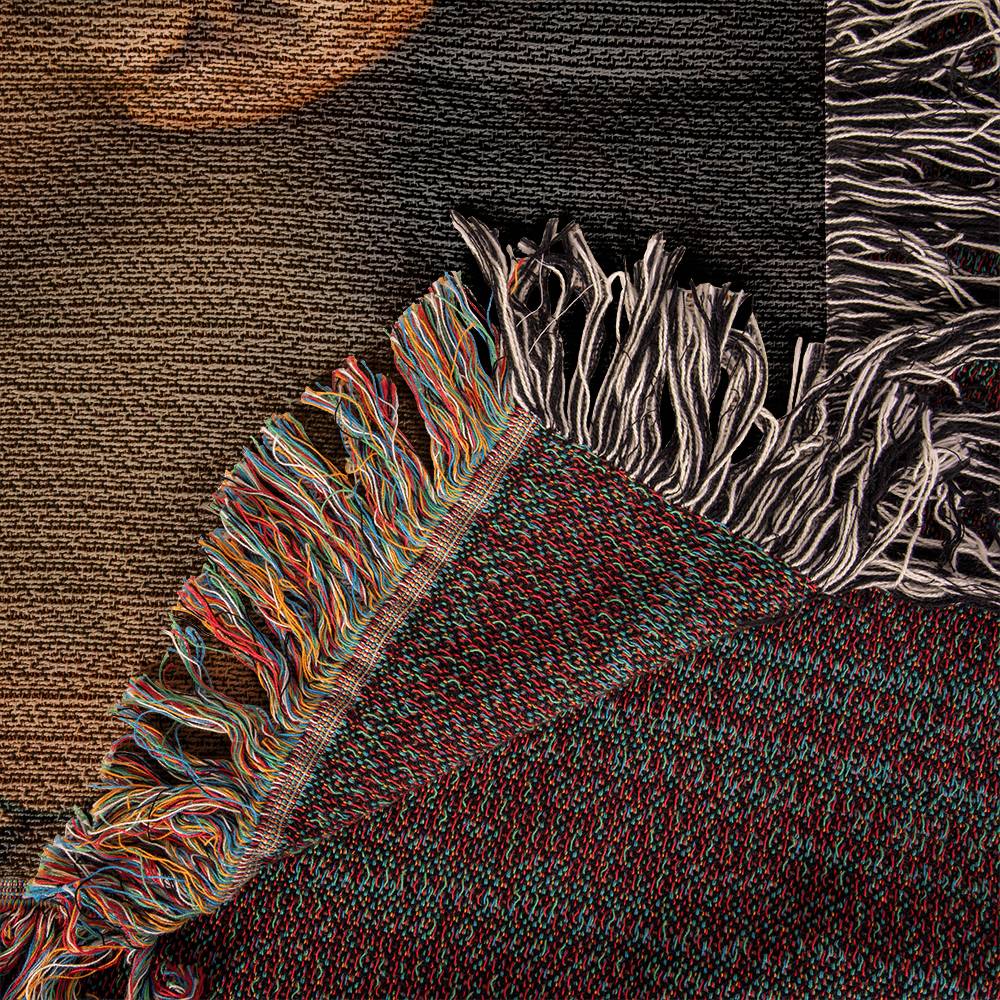 Picture Blanket With Text, Personalized Couple Photo Blanket, Family Blanket, Memorial Blanket, Anniversary Gift, Couple Gift