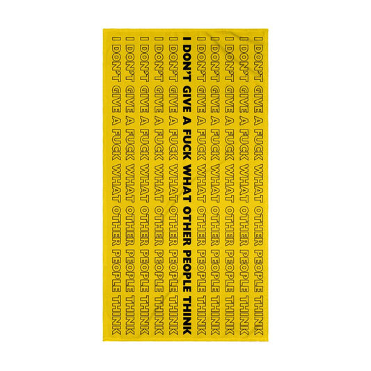 Swear Affirmations Beach Towel, Badass Mental Health Gifts, Self Care Gift, Funny Adult Gift I don't give a f**k towel, Sassy Bold Attitude