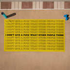 Swear Affirmations Beach Towel, Badass Mental Health Gifts, Self Care Gift, Funny Adult Gift I don't give a f**k towel, Sassy Bold Attitude