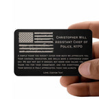 Personalized Police Retirement Gift, Law Enforcement Gifts, Police Officer, Fathers Day Gift, Personalized Fathers Day Gift for Police Man