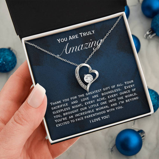 Push Present Necklace, Gift for New Mom, Gift for her, gifts for wife Birth of child gift, Gift from Husband, Push Gift, Postpartum Gift