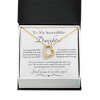 Beautiful Gift for Daughter From Dad My Little Angel, My Little Girl Necklace With Meaningful Message, Gift Box, Gift for Daughter From Mom