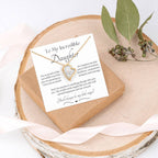 Beautiful Gift for Daughter From Dad My Little Angel, My Little Girl Necklace With Meaningful Message, Gift Box, Gift for Daughter From Mom