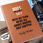 Leader Gift for Boss, Custom Name Christmas Gift Idea, Personalized Bosses Day Gift, Funny Boss Gift for Women, Gifts for Men Mentor Coach