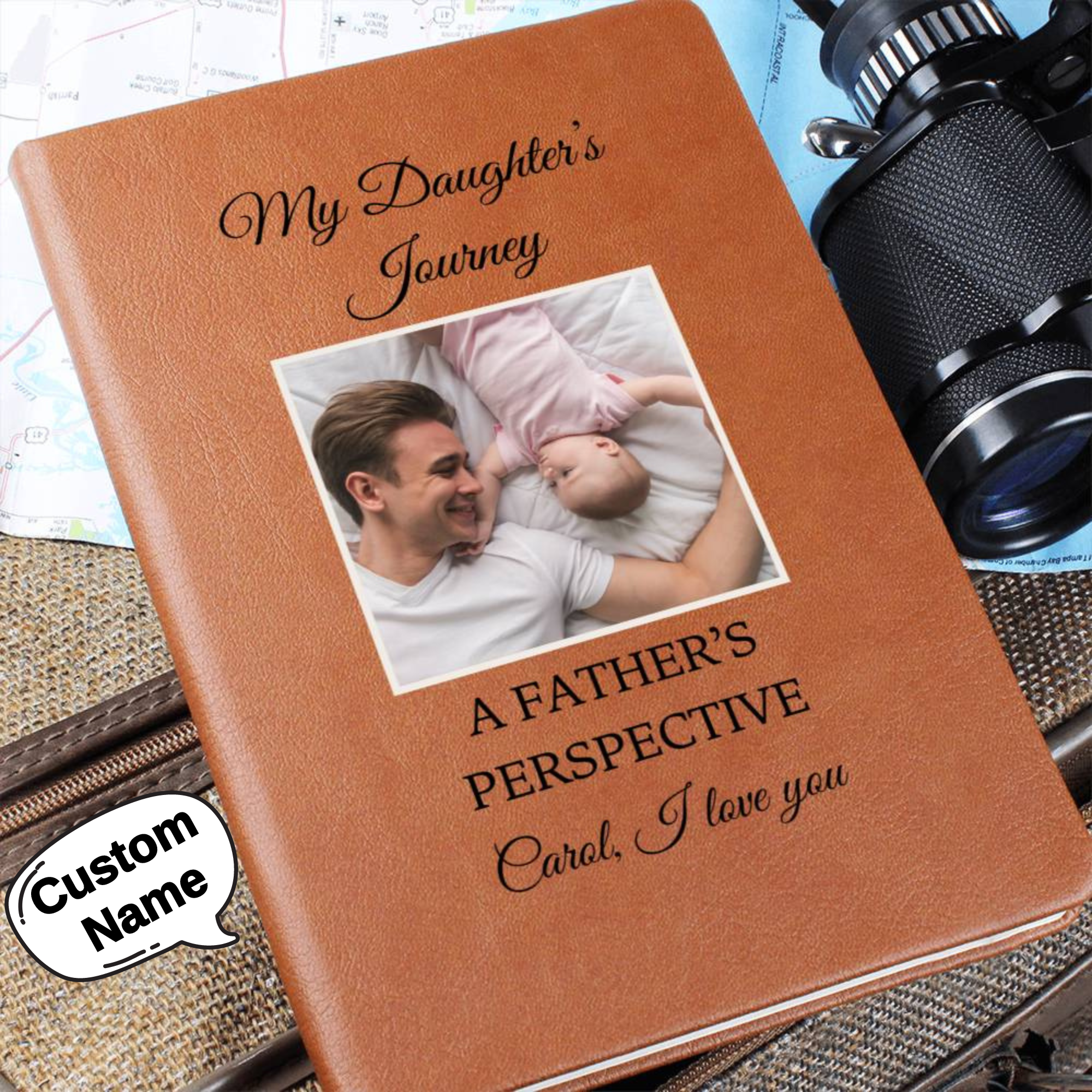 Letters To My Daughter Custom Pregnancy Journal Customized Keepsake Gift For New Mom Baby Girl Shower Memory Book Personalized Name Notebook