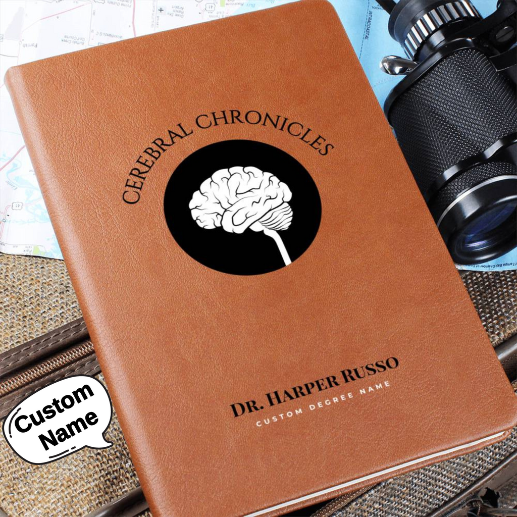 Personalized Neurologist Gift - Custom Journal, Neuro Nurse Gift, Neurology Graduation Gift, Anatomy Brain Journal, Neuroscience Graduation