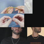 Personalized Cuban Promise Chain For Him, Anniversary Gift For Husband, Valentine's Gift For Boyfriend, To My Man Customized Birthday Gift